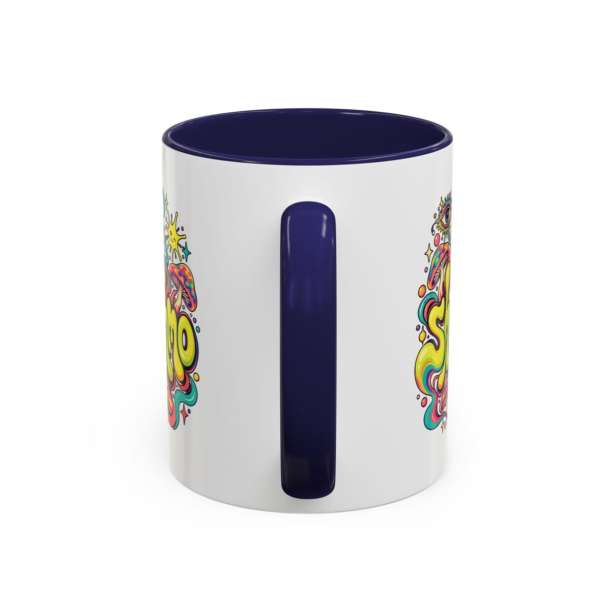 Copy of ShmeeShmo Psychedelic Mushroom Logo Mug, 11oz Colour Accent Coffee Cup