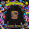 High Hopes, No Plans Psychedelic Hoodie, Large Back Print & Small ShmeeShmo Chest Logo