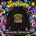 Do Not Disturb the Ecosystem Psychedelic Hoodie, Large Back Print & Small ShmeeShmo Chest Logo