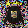 Puff Happens, Stay Weird Psychedelic Hoodie, Large Back Print & Small ShmeeShmo Chest Logo