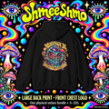 Mentally in Another Terrarium Psychedelic Hoodie, Large Back Print & Small ShmeeShmo Chest Logo
