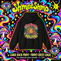 Less Drama, More Flora Psychedelic Hoodie, Large Back Print & Small ShmeeShmo Chest Logo