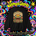 Growing Absolutely Fuck All Psychedelic Sweatshirt, Large Back Print & Small ShmeeShmo Chest Logo