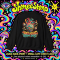 Soft Heart, Strange Orbit Psychedelic Sweatshirt, Large Back Print & Small ShmeeShmo Chest Logo