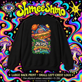 My Last Brain Cell Is on Lunch Sweatshirt, Funny Psychedelic Back Print, ShmeeShmo