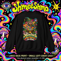 The Munchies Have Entered the Chat Sweatshirt, Psychedelic Back Print, ShmeeShmo