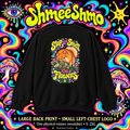 Stop and Smell the Flowers Pomeranian Sweatshirt, Large Back Print, ShmeeShmo