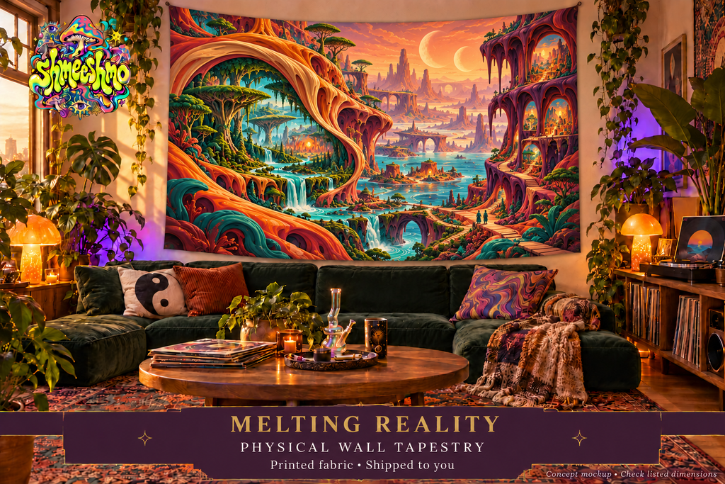 Physical tapestry size and materials