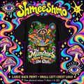 Illustrative mockup: The Munchies Have Entered the Chat T-shirt back