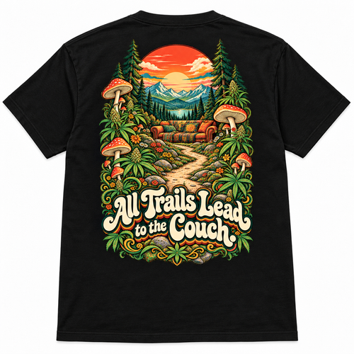 Closer back print on white background — illustrative mockup